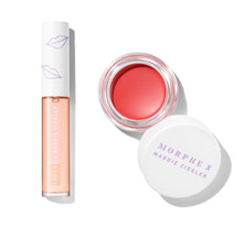 Load image into Gallery viewer, MORPHE X MADDIE ZIEGLER PEACH THAT POPS LIP &amp; CHEEK DUO
